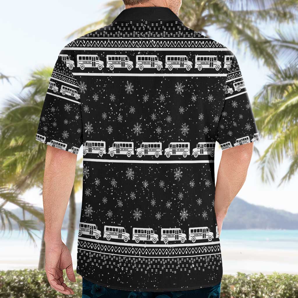 Drive School Bus All Day Hawaiian Shirt Watch Hallmark Christmas Movies All Night DT04 - Wonder Print Shop