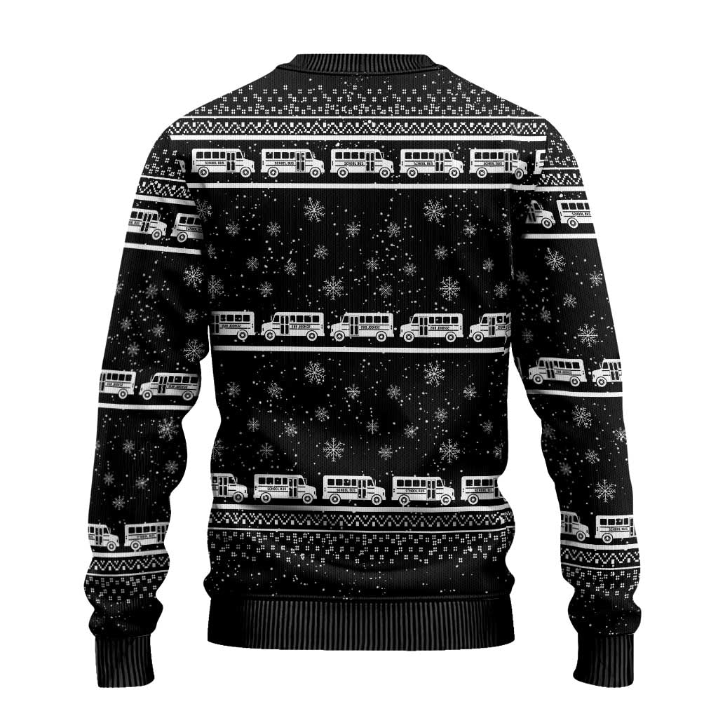 Drive School Bus All Day Ugly Christmas Sweater Watch Hallmark Christmas Movies All Night DT04 - Wonder Print Shop