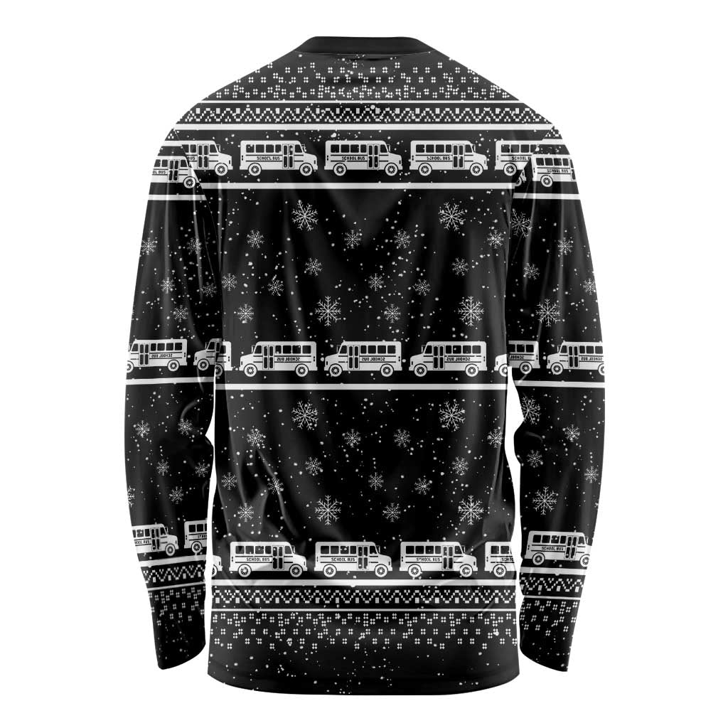 Drive School Bus All Day Long Sleeve Shirt Watch Hallmark Christmas Movies All Night DT04 - Wonder Print Shop