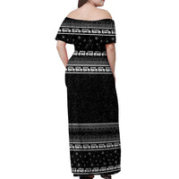 Drive School Bus All Day Off Shoulder Maxi Dress Watch Hallmark Christmas Movies All Night DT04 - Wonder Print Shop