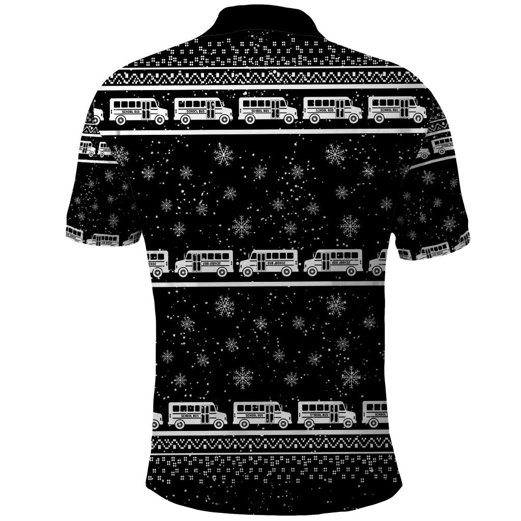 Drive School Bus All Day Polo Shirt Watch Hallmark Christmas Movies All Night DT04 - Wonder Print Shop