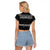 Drive School Bus All Day Raglan Cropped T Shirt Watch Hallmark Christmas Movies All Night DT04 - Wonder Print Shop