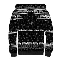 Drive School Bus All Day Sherpa Hoodie Watch Hallmark Christmas Movies All Night DT04 - Wonder Print Shop