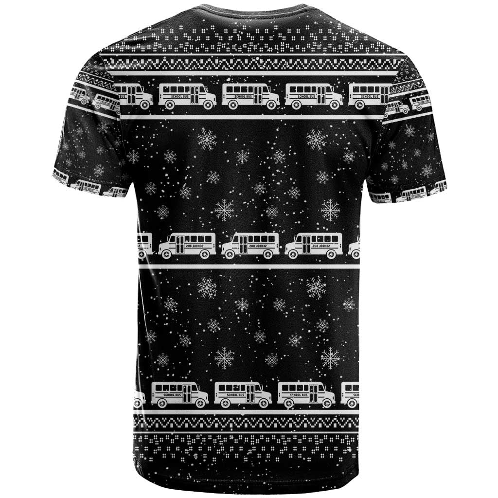 Drive School Bus All Day T Shirt Watch Hallmark Christmas Movies All Night DT04 - Wonder Print Shop