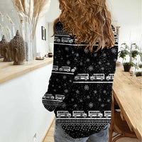 Drive School Bus All Day Women Casual Shirt Watch Hallmark Christmas Movies All Night DT04 - Wonder Print Shop