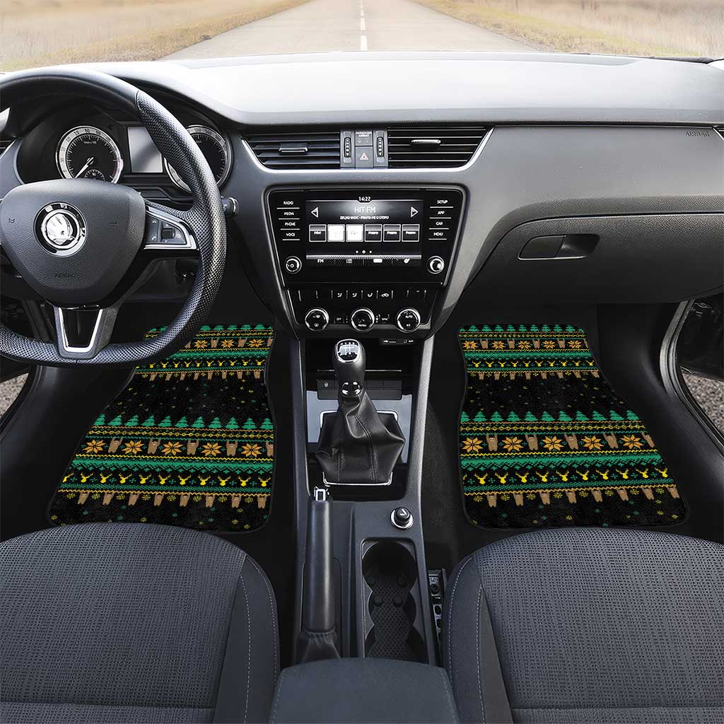 Sloth Team Christmas Holiday Car Mats Sloth Hiking Team DT04 - Wonder Print Shop