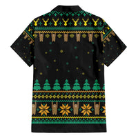 Sloth Team Christmas Holiday Family Matching Short Sleeve Bodycon Dress and Hawaiian Shirt Sloth Hiking Team DT04 - Wonder Print Shop