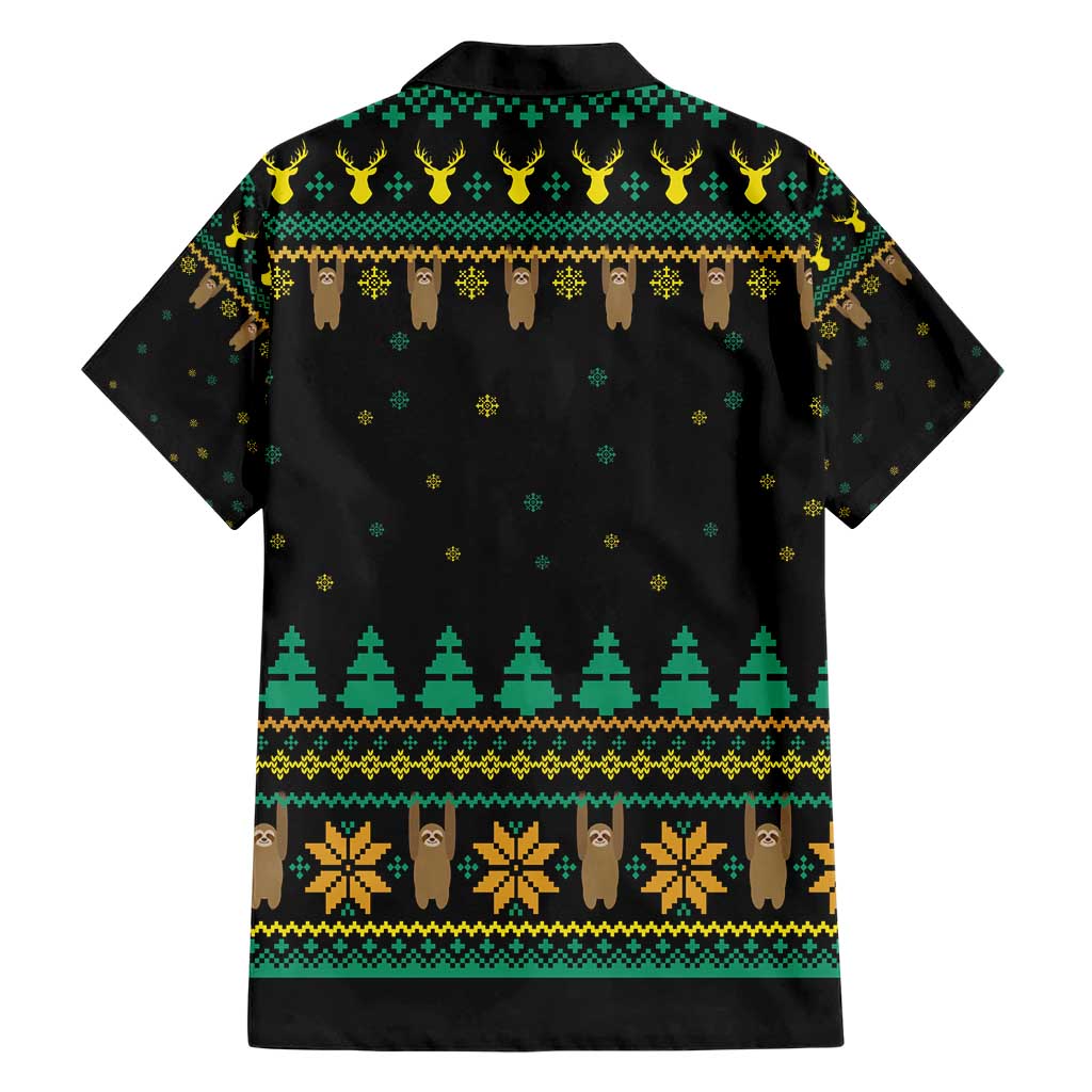 Sloth Team Christmas Holiday Hawaiian Shirt Sloth Hiking Team DT04 - Wonder Print Shop