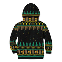 Sloth Team Christmas Holiday Kid Hoodie Sloth Hiking Team DT04 - Wonder Print Shop