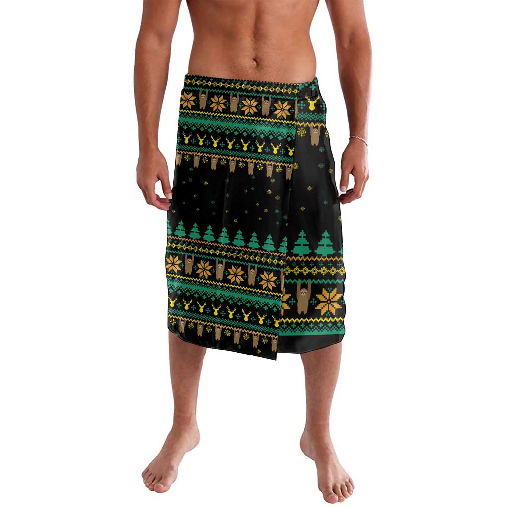 Sloth Team Christmas Holiday Lavalava Sloth Hiking Team DT04 - Wonder Print Shop