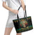 Sloth Team Christmas Holiday Leather Tote Bag Sloth Hiking Team DT04 - Wonder Print Shop
