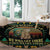 Sloth Team Christmas Holiday Round Carpet Sloth Hiking Team