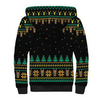 Sloth Team Christmas Holiday Sherpa Hoodie Sloth Hiking Team DT04 - Wonder Print Shop