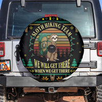 Sloth Team Christmas Holiday Spare Tire Cover Sloth Hiking Team DT04 - Wonder Print Shop