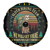 Sloth Team Christmas Holiday Spare Tire Cover Sloth Hiking Team DT04 - Wonder Print Shop