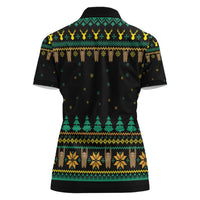 Sloth Team Christmas Holiday Women Polo Shirt Sloth Hiking Team DT04 - Wonder Print Shop