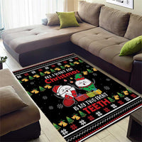 All I Want For Christmas Is My Two Front Teeth Area Rug DT04 - Wonder Print Shop