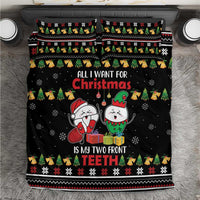 All I Want For Christmas Is My Two Front Teeth Bedding Set DT04 - Wonder Print Shop