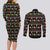 All I Want For Christmas Is My Two Front Teeth Couples Matching Long Sleeve Bodycon Dress and Long Sleeve Button Shirt DT04 - Wonder Print Shop