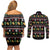 All I Want For Christmas Is My Two Front Teeth Couples Matching Off Shoulder Short Dress and Long Sleeve Button Shirt DT04 - Wonder Print Shop