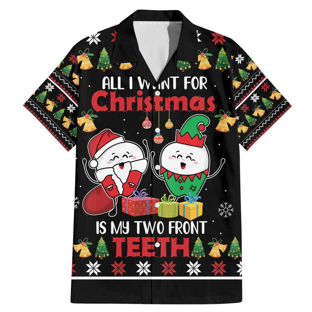 All I Want For Christmas Is My Two Front Teeth Family Matching Mermaid Dress and Hawaiian Shirt DT04 - Wonder Print Shop