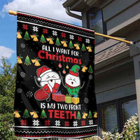 All I Want For Christmas Is My Two Front Teeth Garden Flag DT04 - Wonder Print Shop