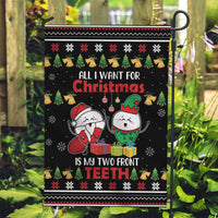 All I Want For Christmas Is My Two Front Teeth Garden Flag DT04 - Wonder Print Shop