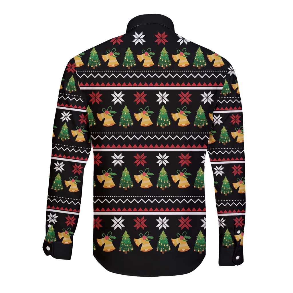 All I Want For Christmas Is My Two Front Teeth Long Sleeve Button Shirt DT04 - Wonder Print Shop