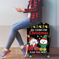 All I Want For Christmas Is My Two Front Teeth Luggage Cover DT04 - Wonder Print Shop