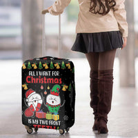 All I Want For Christmas Is My Two Front Teeth Luggage Cover DT04 - Wonder Print Shop