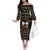 All I Want For Christmas Is My Two Front Teeth Off The Shoulder Long Sleeve Dress DT04 - Wonder Print Shop