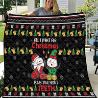 All I Want For Christmas Is My Two Front Teeth Quilt DT04 - Wonder Print Shop