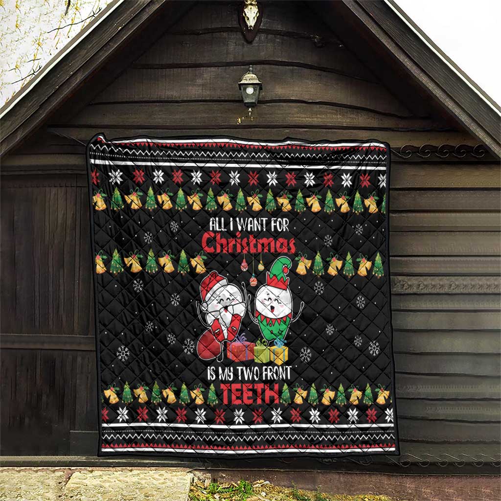 All I Want For Christmas Is My Two Front Teeth Quilt DT04 - Wonder Print Shop