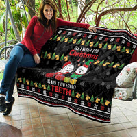 All I Want For Christmas Is My Two Front Teeth Quilt DT04 - Wonder Print Shop