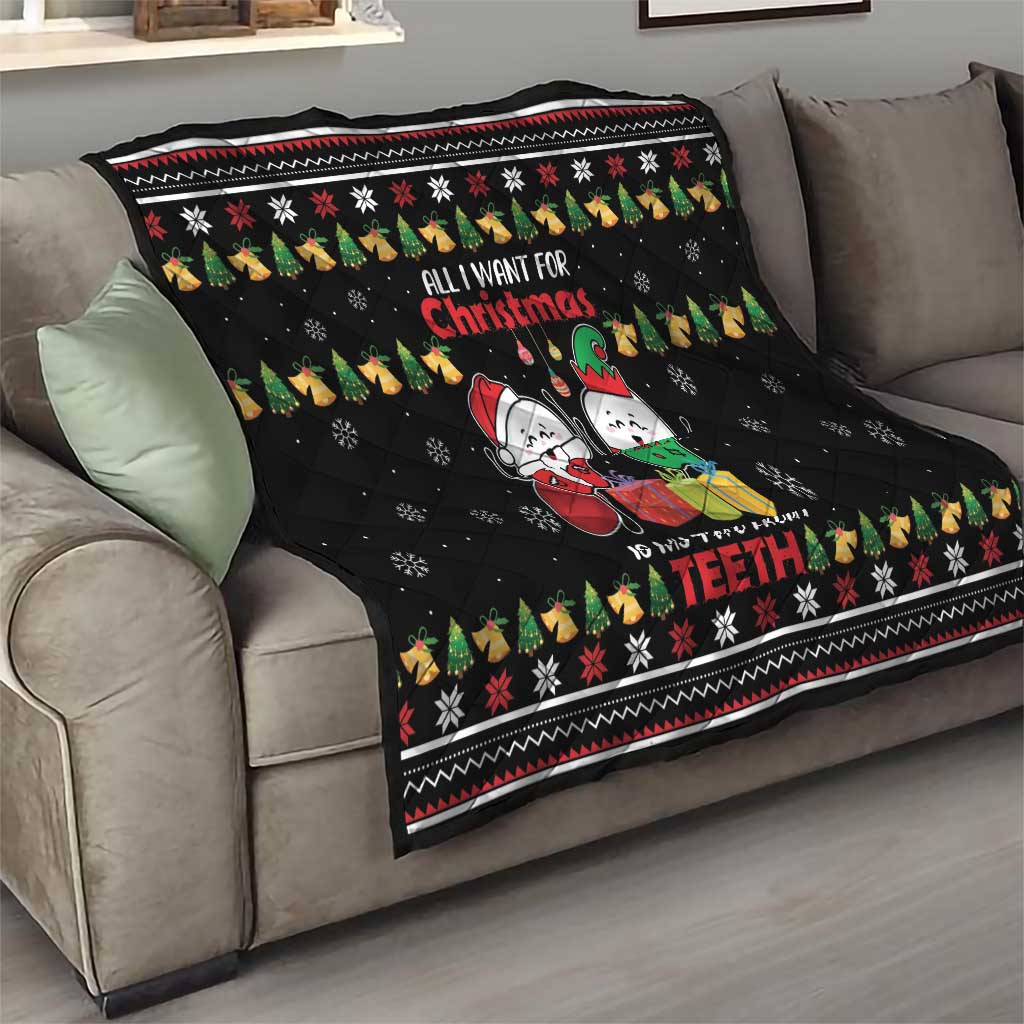 All I Want For Christmas Is My Two Front Teeth Quilt DT04 - Wonder Print Shop