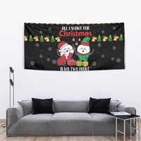 All I Want For Christmas Is My Two Front Teeth Tapestry DT04 - Wonder Print Shop