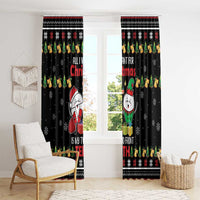All I Want For Christmas Is My Two Front Teeth Window Curtain DT04 - Wonder Print Shop