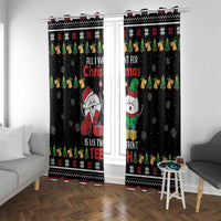 All I Want For Christmas Is My Two Front Teeth Window Curtain DT04 - Wonder Print Shop