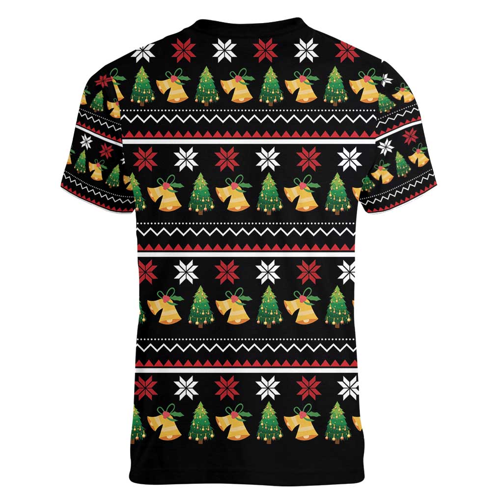 All I Want For Christmas Is My Two Front Teeth Women V-Neck T-Shirt DT04 - Wonder Print Shop