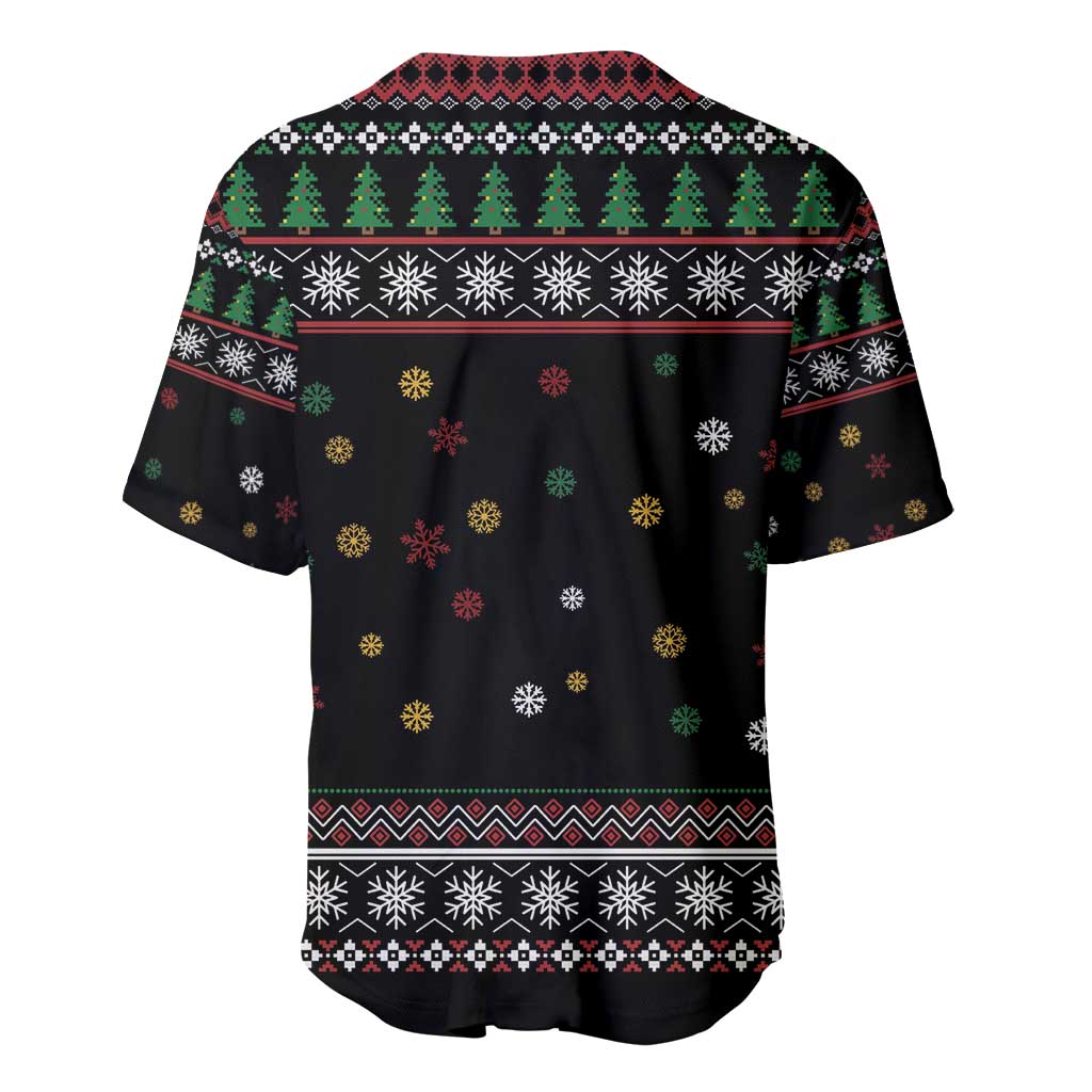 Santa And Motor Baseball Jersey Santa Claus And Joy On A Motorcycle DT04 - Wonder Print Shop