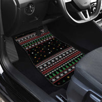 Santa And Motor Car Mats Santa Claus And Joy On A Motorcycle DT04 - Wonder Print Shop