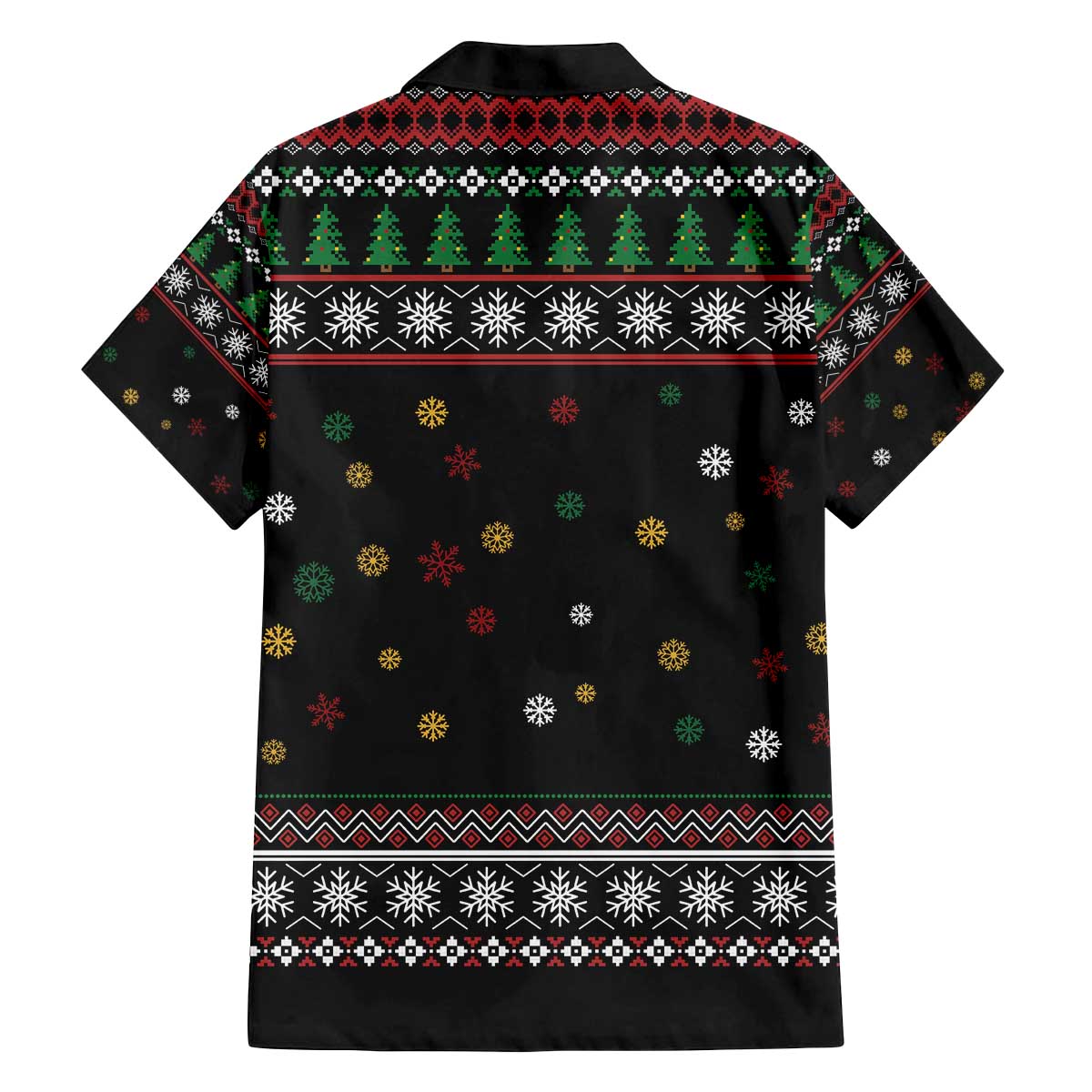 Santa And Motor Family Matching Off The Shoulder Long Sleeve Dress and Hawaiian Shirt Santa Claus And Joy On A Motorcycle DT04 - Wonder Print Shop