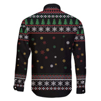 Santa And Motor Family Matching Off The Shoulder Long Sleeve Dress and Hawaiian Shirt Santa Claus And Joy On A Motorcycle DT04 - Wonder Print Shop