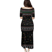 Santa And Motor Family Matching Puletasi and Hawaiian Shirt Santa Claus And Joy On A Motorcycle DT04 - Wonder Print Shop