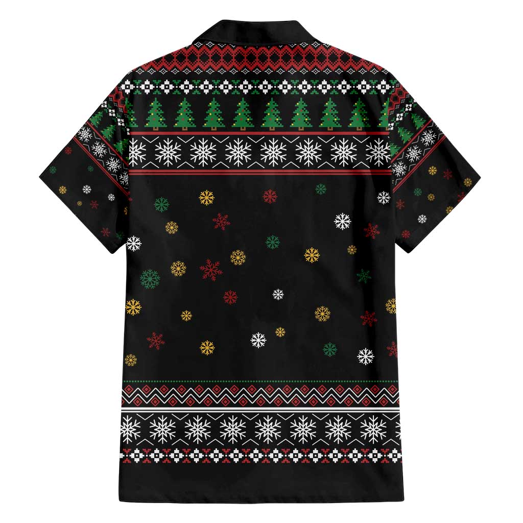 Santa And Motor Family Matching Short Sleeve Bodycon Dress and Hawaiian Shirt Santa Claus And Joy On A Motorcycle DT04 - Wonder Print Shop