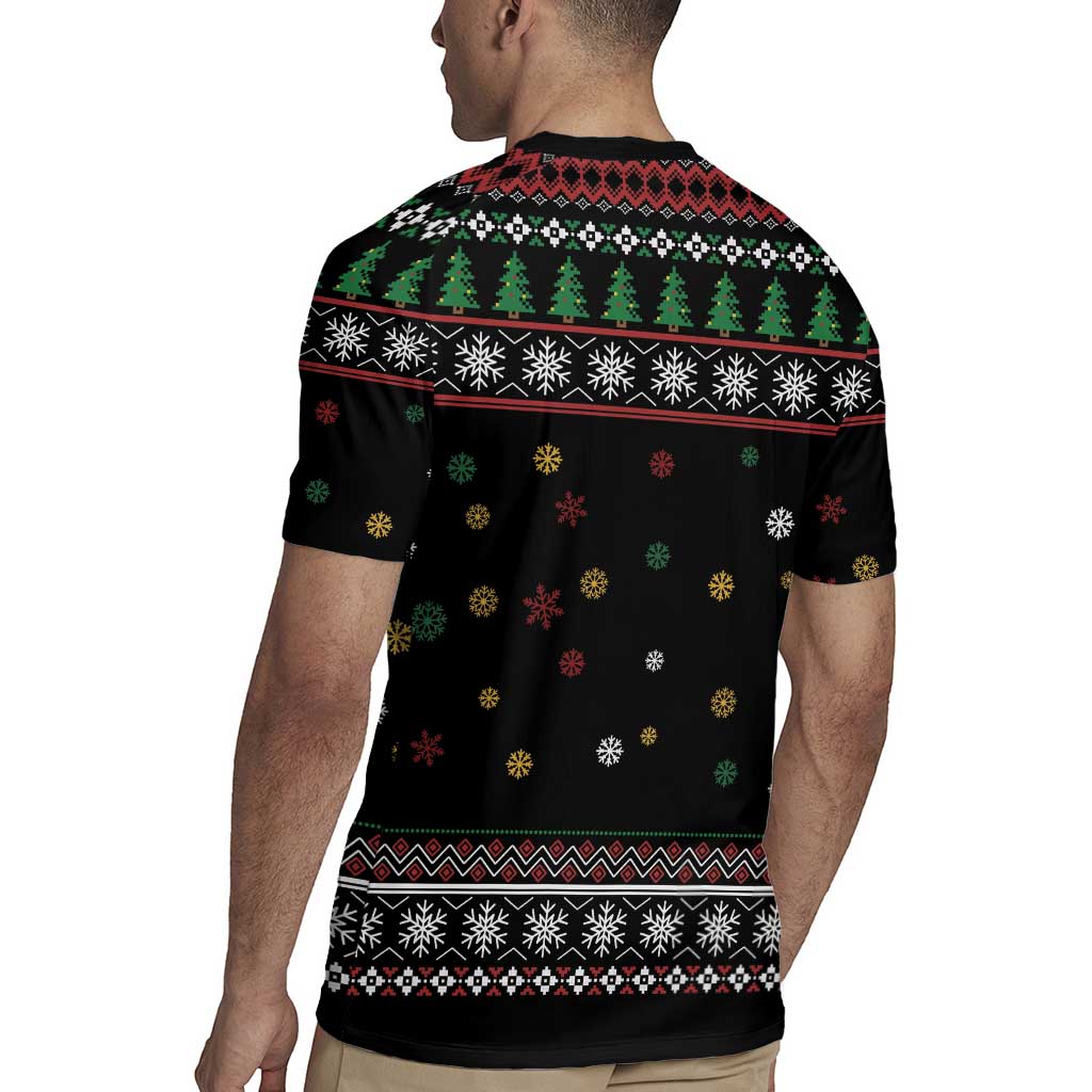 Santa And Motor Rugby Jersey Santa Claus And Joy On A Motorcycle DT04 - Wonder Print Shop