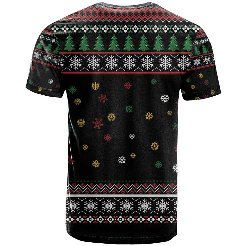 Santa And Motor T Shirt Santa Claus And Joy On A Motorcycle DT04 - Wonder Print Shop