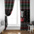 Santa And Motor Window Curtain Santa Claus And Joy On A Motorcycle DT04 - Wonder Print Shop