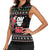 Santa And Motor Women Sleeveless Polo Shirt Santa Claus And Joy On A Motorcycle DT04 - Wonder Print Shop
