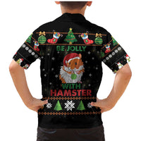 Merry Christmas Hamster Be Jolly Family Matching Mermaid Dress and Hawaiian Shirt DT04 - Wonder Print Shop